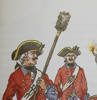 Artillerister anno 1750 - B. Walbom-Pramvig